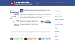 Desktop Screenshot of leaseguide.com
